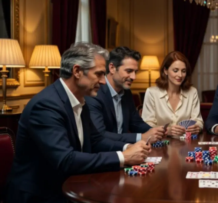 Soirée poker privée entre amis organisée par Aneta Oknińska OPO-NET